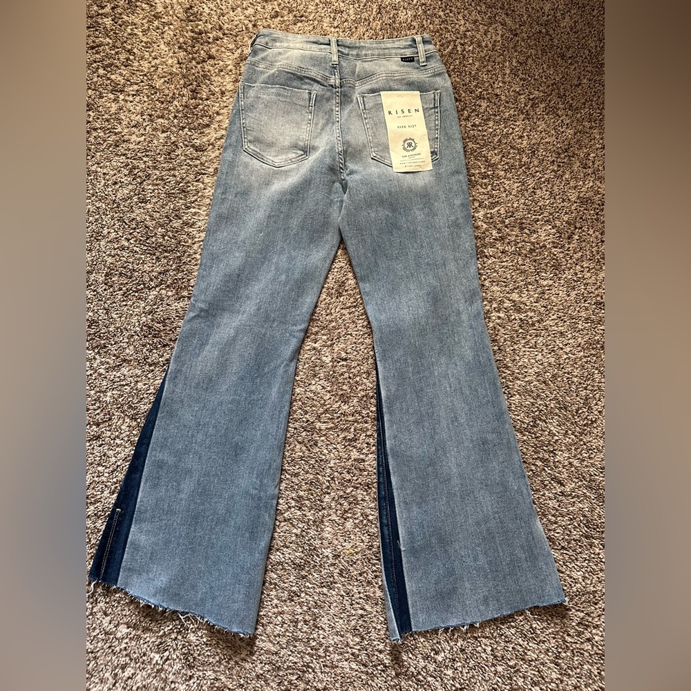 NWT Risen side slit bootcut jeans - Picture 2 of 3